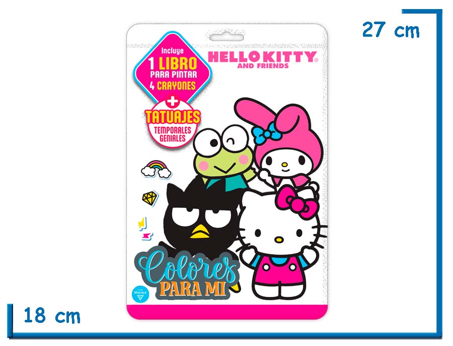 COLORES PARA MI HELLO KITTY AND FRIENDS