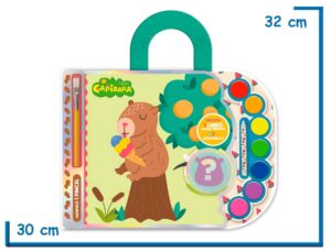 VALIJA ACUARELAS CAPIBARA