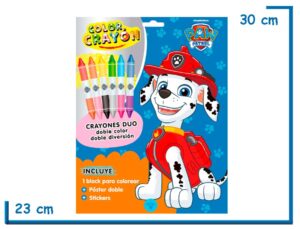COLOR CRAYON PAW PATROL