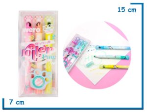 ROLLER PAW RESALTADORES X3 COLORES CALIDOS PUNTA ROLLER Y GLITTER