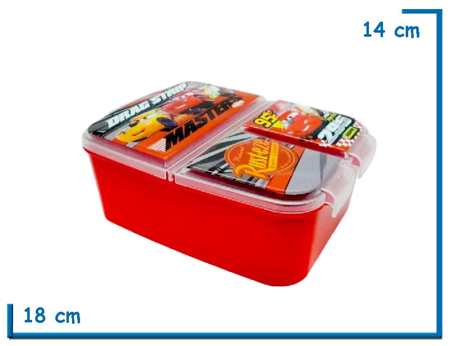 CARS HERMETICO LUNCHERA MULTIPLE