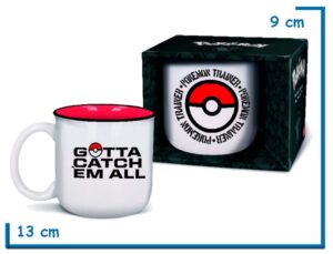 STOR POKEMON TRAINER TAZA CERAMICA DELUXE EN CAJA 414ML