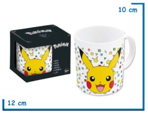 STOR POKEMON PIKACHU CONFETI TAZA CERAMICA CLASICA EN CAJA  325ML