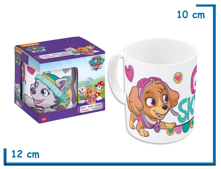 STOR PAW PATROL SKYE EVEREST TAZA CERAMICA CLASICA EN CAJA 325ML