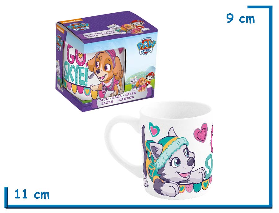 STOR PAW PATROL SKYE EVEREST TAZA CERAMICA INFANTIL EN CAJA 237ML
