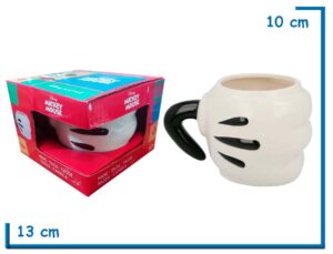 STOR MICKEY MOUSE MANO DISNEY 3D MUG TAZA CERAMICA EN CAJA