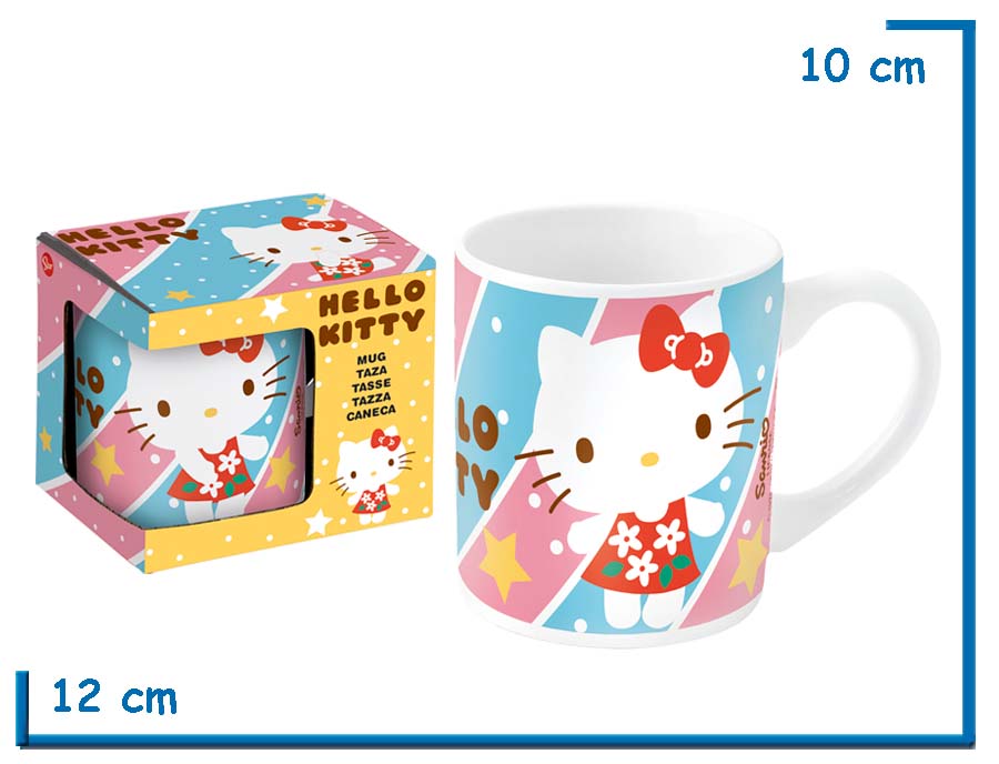 STOR HELLO KITTY FRANJAS TAZA CERAMICA CLASICA EN CAJA 325ML