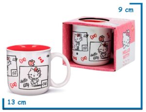 STOR HELLO KITTY SKETCH TAZA CERAMICA DELUXE EN CAJA 414ML