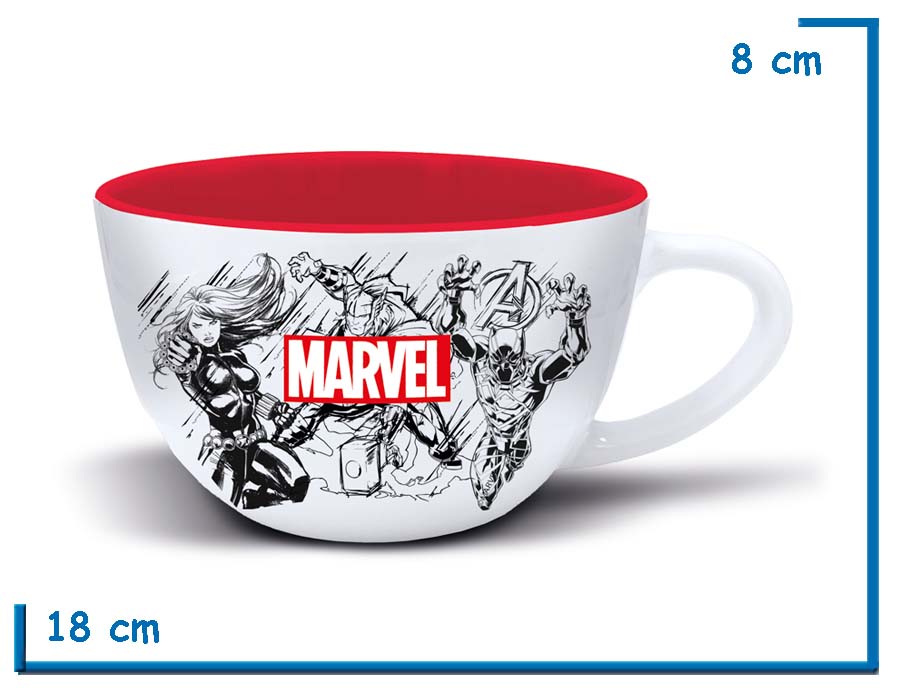 STOR MARVEL AVENGERS TAZON CERAMICA JUMBO 739ML