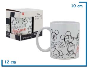 STOR MICKEY MOUSE SKETCH TAZA CERAMICA CLASICA EN CAJA 325ML