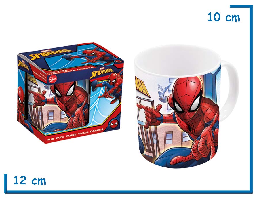 STOR MARVEL SPIDER-MAN CALLEJON TAZA CERAMICA CLASICA EN CAJA 325ML