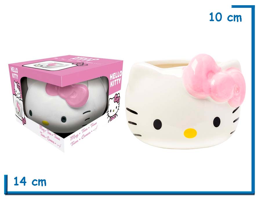 STOR HELLO KITTY 3D MUG TAZA CERAMICA EN CAJA