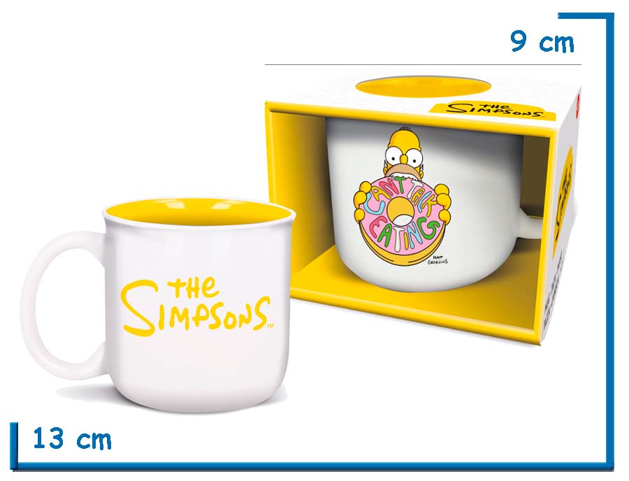 STOR THE SIMPSONS DONUT TAZA CERAMICA DELUXE EN CAJA 414ML