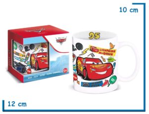 STOR CARS TAZA CERAMICA CLASICA EN CAJA  325ML