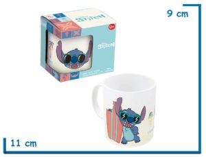 STOR STITCH GAFAS TAZA CERAMICA INFANTIL EN CAJA 237ML