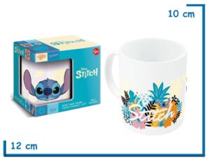 STOR STITCH ANANA TAZA CERAMICA CLASICA EN CAJA 325ML
