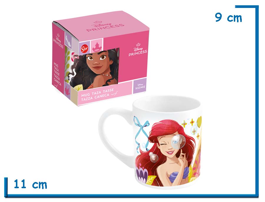 STOR DISNEY PRINCESS TAZA CERAMICA INFANTIL EN CAJA 237ML
