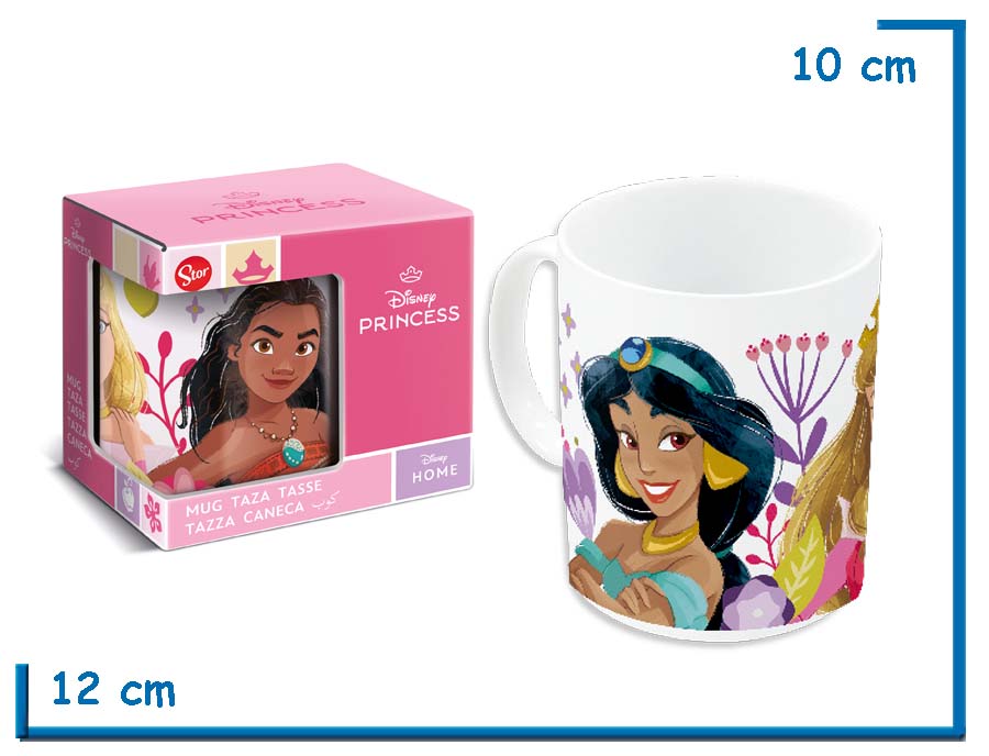 STOR DISNEY PRINCESS TAZA CERAMICA CLASICA EN CAJA 325ML