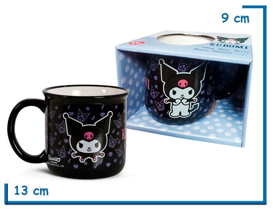 STOR KUROMI TAZA CERAMICA DELUXE EN CAJA 414ML
