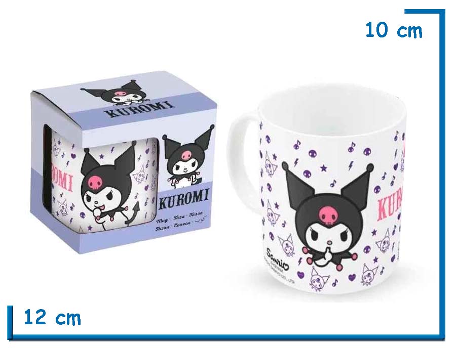 STOR KUROMI TAZA CERAMICA CLASICA EN CAJA 325ML
