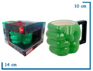 STOR THE HULK PU¥O MARVEL 3D MUG TAZA CERAMICA EN CAJA