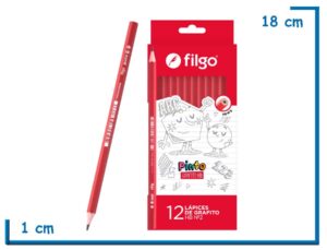 FILGO LAPIZ DE GRAFITO HB N2 SUELTO PINTO