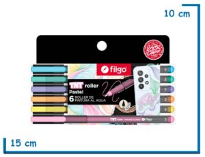 FILGO TNT ROLLER PASTEL 6 ROLLER DE PINTURA AL AGUA
