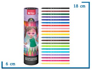 FILGO CILINDRO DIGITAL STYLE MARCADORES ESCOLARES 2220 X20