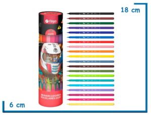 FILGO CILINDRO RACER MARCADORES ESCOLARES 2220 X20