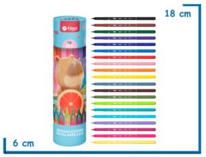 FILGO CILINDRO CAPIBARA MARCADORES ESCOLARES 2220 X20