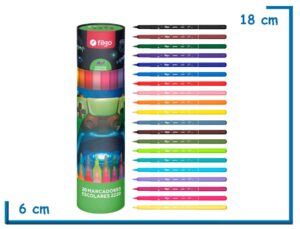 FILGO CILINDRO GAMER MARCADORES ESCOLARES 2220 X20