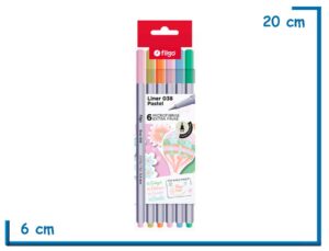 FILGO LINER 038 PASTEL 6 MICROFIBRAS EXTRA FINAS