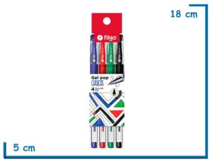 FILGO GEL POP CLASICOS 4 ROLLER GEL