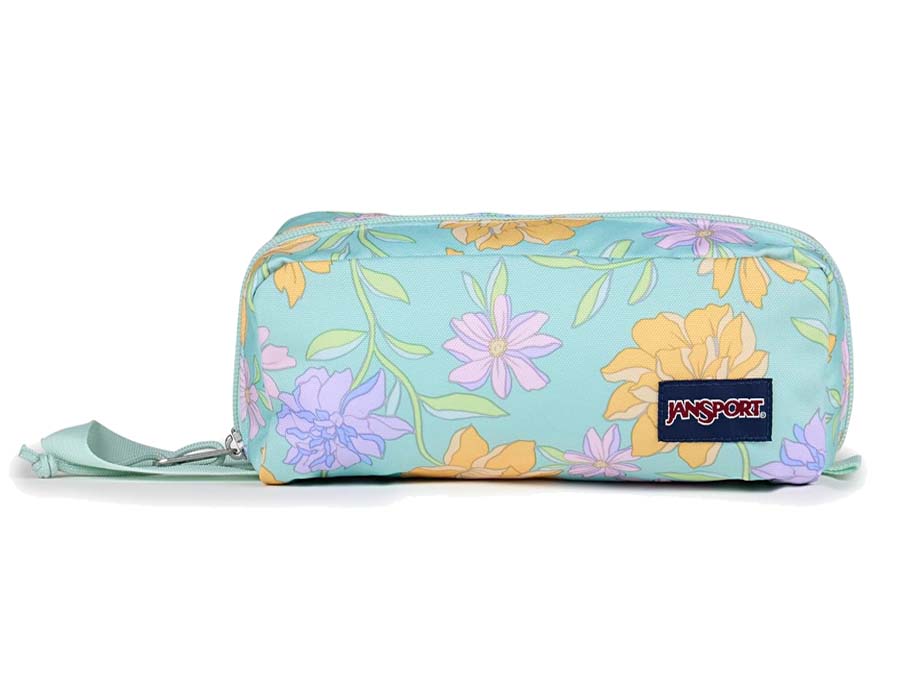PORTALAPIZ JANSPORT PERFECT POUCH FADED FLORAL FRESH MINT