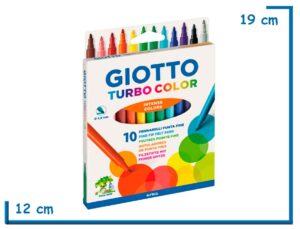 GIOTTO TURBO COLOR MARCADORES PUNTA FINA X10