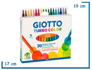 GIOTTO TURBO COLOR MARCADORES PUNTA FINA X30