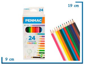 PENMAC LAPICES DE COLORES X24