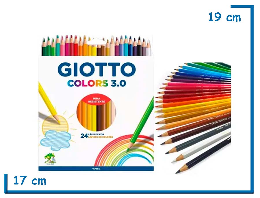 GIOTTO COLORS 3.0 LAPICES DE COLORES X24