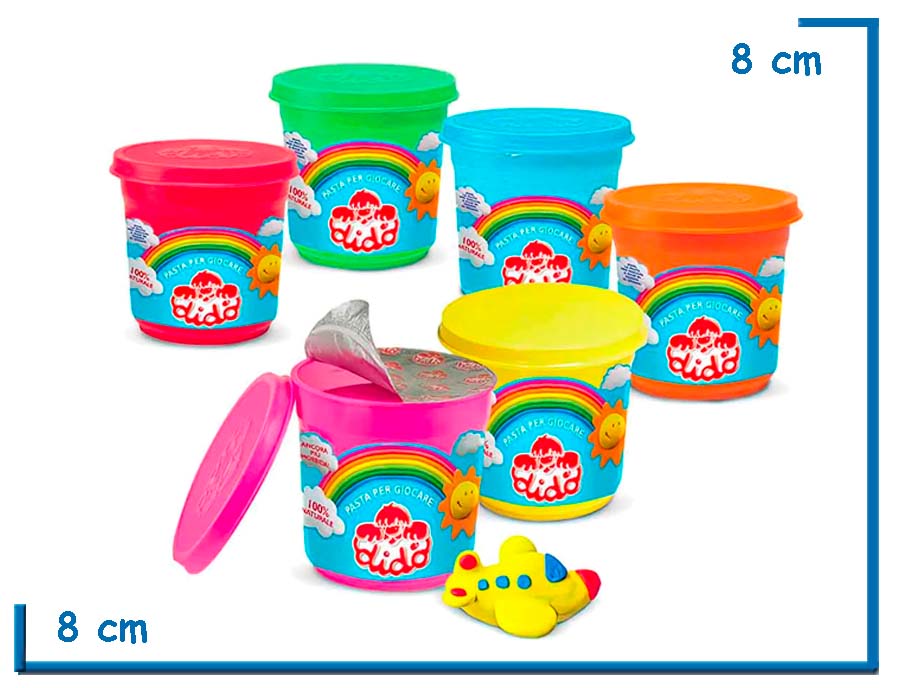 DIDO MASAS PARA JUGAR POTE 200G COLOR SURTIDO