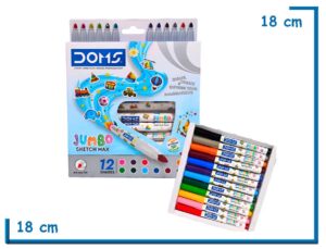 DOMS JUMBO SKETCH MAX MARCADORES X12