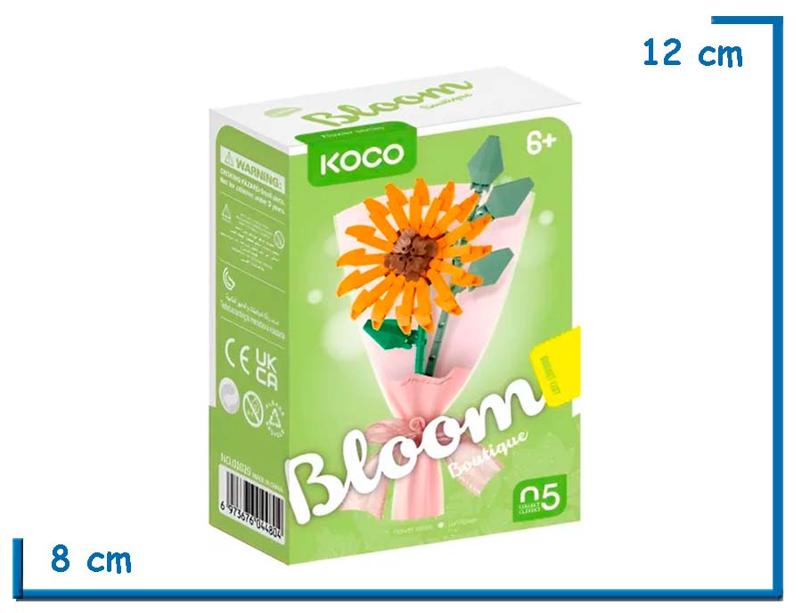 KOCO BLOOM BOUTIQUE FLOWER SERIES SUNFLOWER 151 PZS