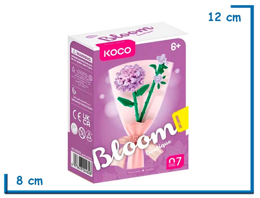 KOCO BLOOM BOUTIQUE FLOWER SERIES CARNATION 128 PZS