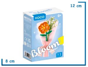 KOCO BLOOM BOUTIQUE FLOWER SERIES MAGNOLIA PARVIFLORA 153 PZS