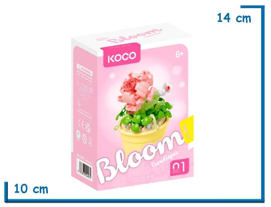 KOCO BLOOM BOUTIQUE FLOWER SERIES ROSE 176 PZS