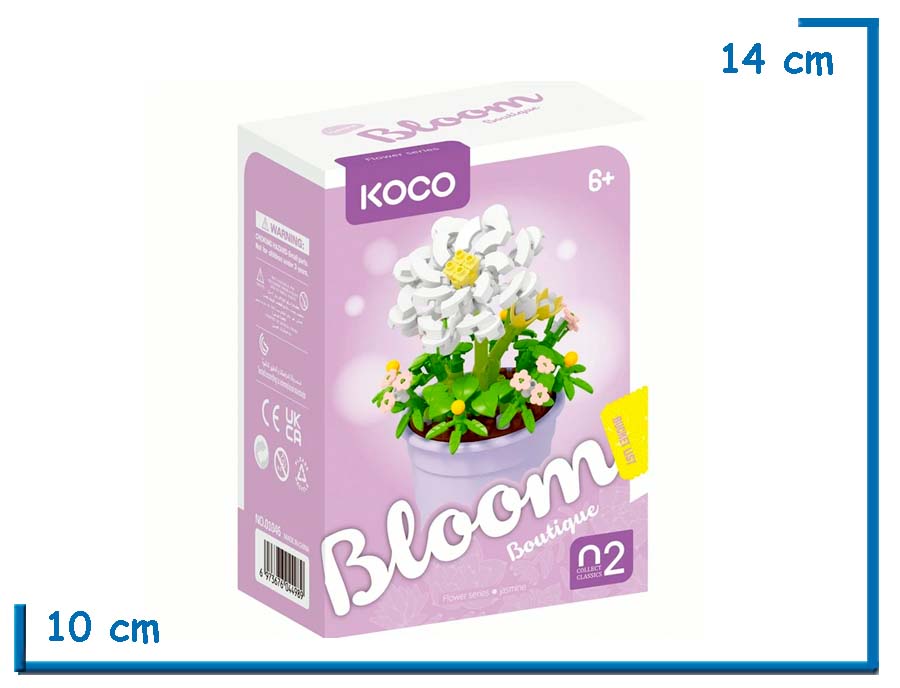 KOCO BLOOM BOUTIQUE FLOWER SERIES JASMINE 186 PZS