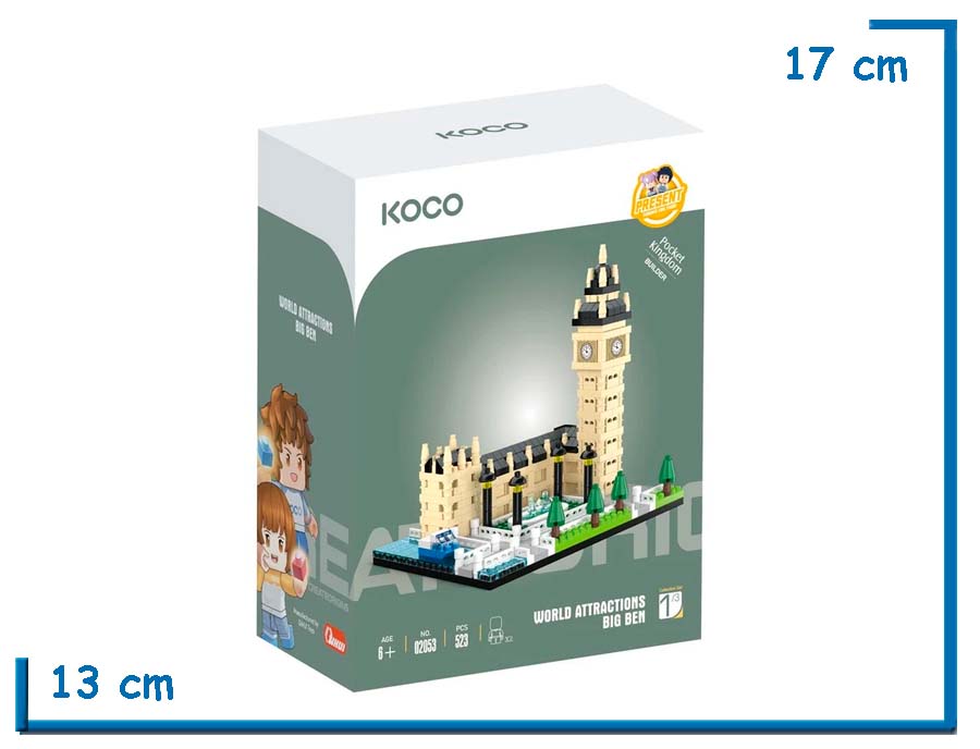 KOCO WORLD ATTRACTIONS BIG BEN 523 PZS