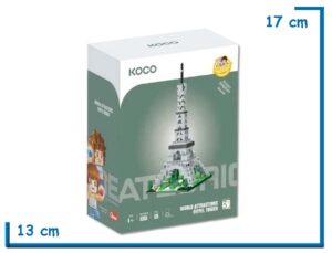 KOCO WORLD ATTRACTIONS EIFFEL TOWER 538 PZS