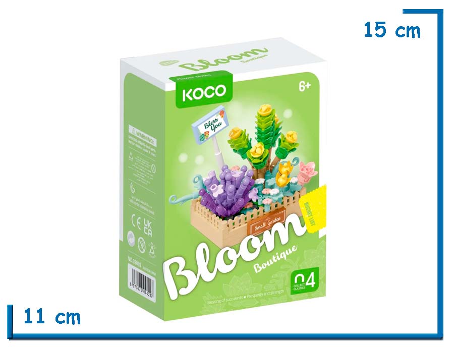 KOCO BLOOM BOUTIQUE BLESS. OF SUCCULENTS PROSP. AND STRENGTH 232 PZS