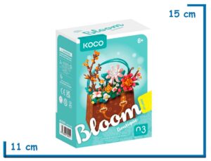 KOCO BLOOM BOUTIQUE LUXURY BAG HAPPY TO SEE FLOWERS 267 PZS