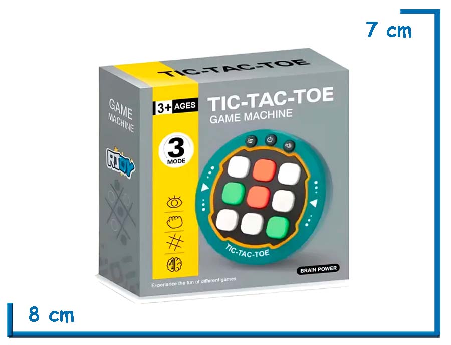 TIC-TAC-TOE GAME MACHINE TA-TE-TI ELECTRONICO DE BOLSILLO